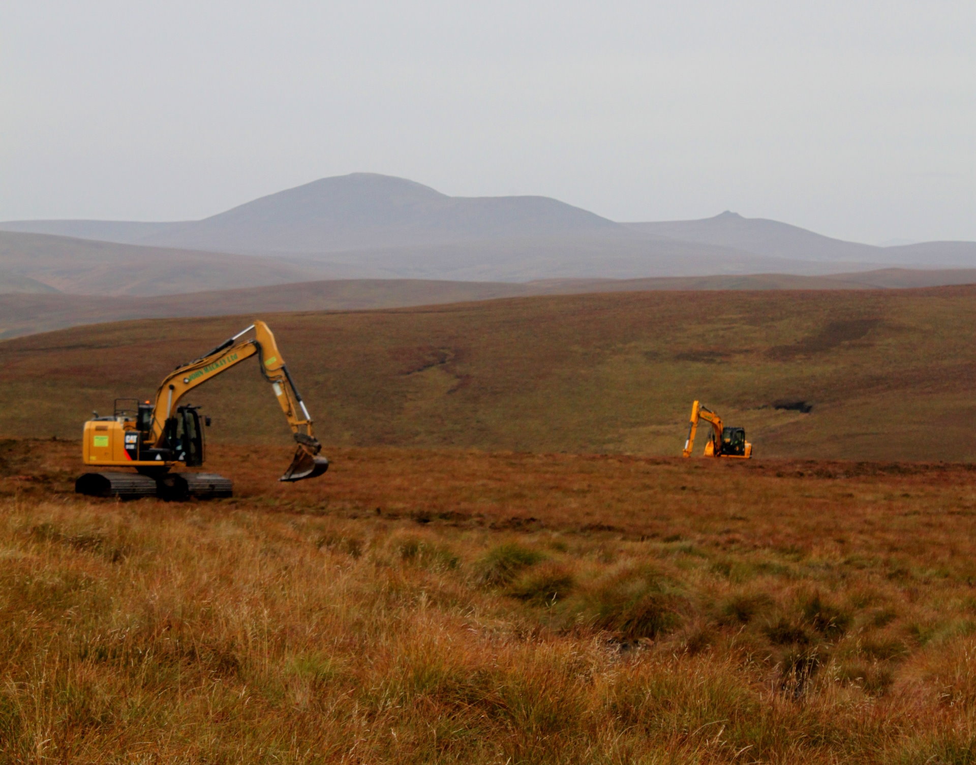 Drain Blocking Flow Country