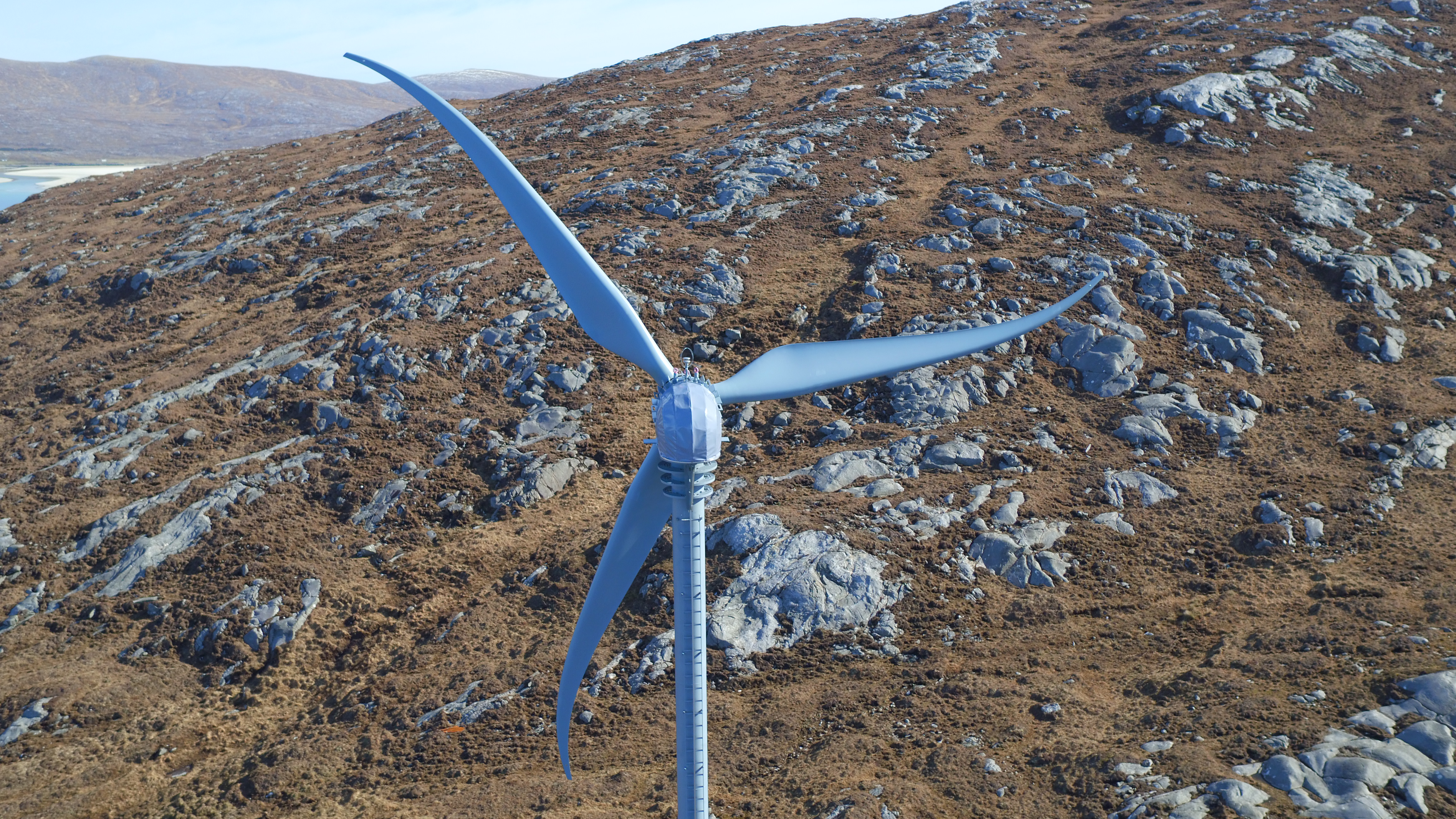 wind turbine on Harris