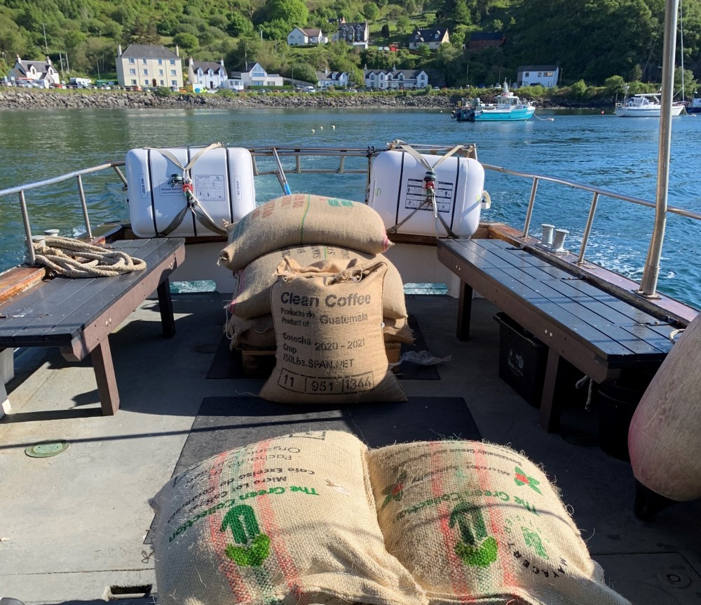 Supplies arriving on Knoydart